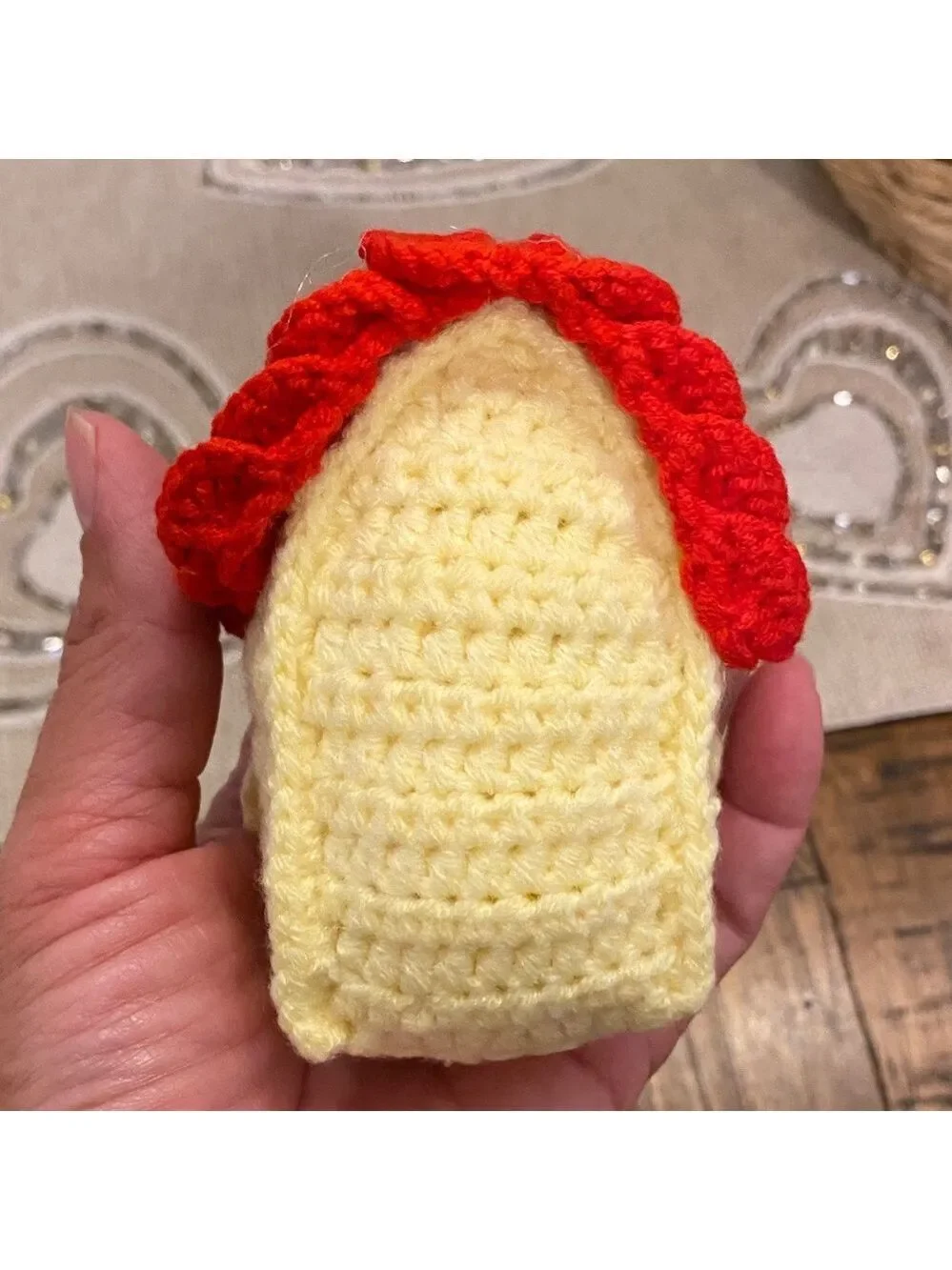 Crochet Pocket Hug Doll “I Wish You Lived Next Door” Friendship Gift